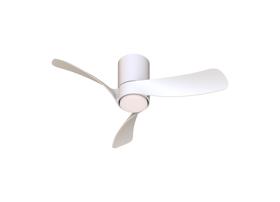 M9052  Nemo XS 72cm 18W LED Dimmable Ceiling Light With Built-In 26W DC Fan, 2700-5000K Remote Control, 2800lm, White